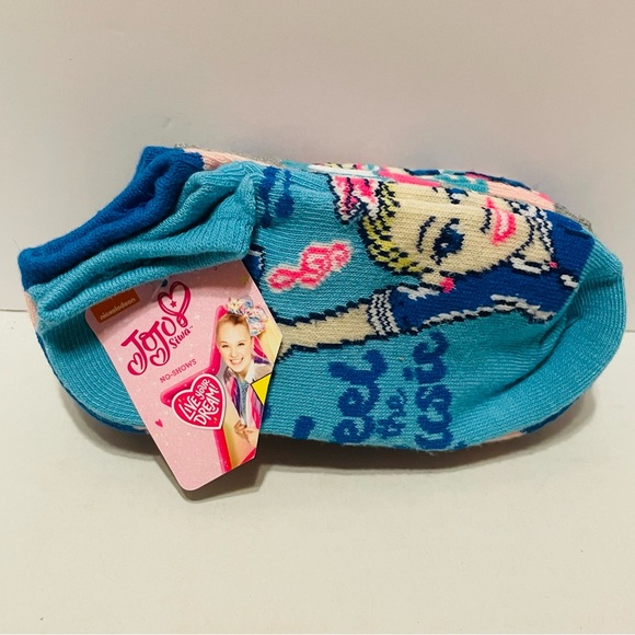 Jojo Siwa Live Your Dream Socks Girls Sz 7.5-3.5 (5) Pairs NWT No Show - Picture 1 of 4